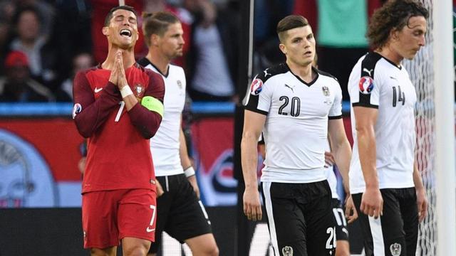 Cristiano Ronaldo se lamenta tras fallar una de las múltiples ocasiones perdidas