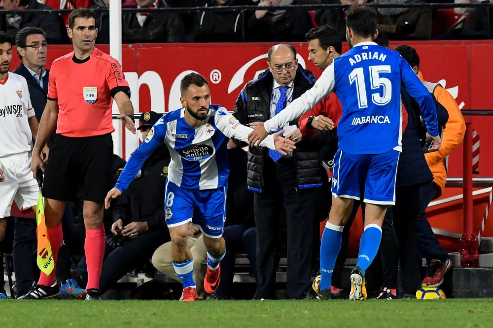 El Dépor cae 2-0 en Sevilla