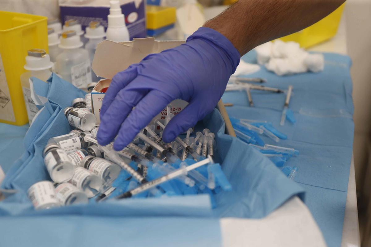 Punto de vacunación sin cita previa para la tercera dosis de la vacuna.