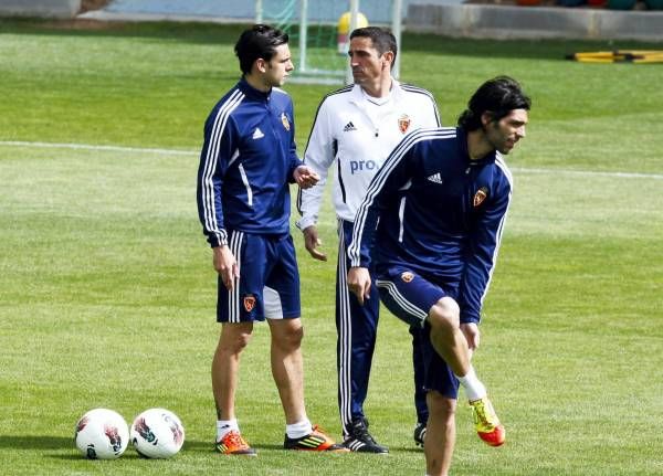 Imágenes del entrenamiento del Real Zaragoza