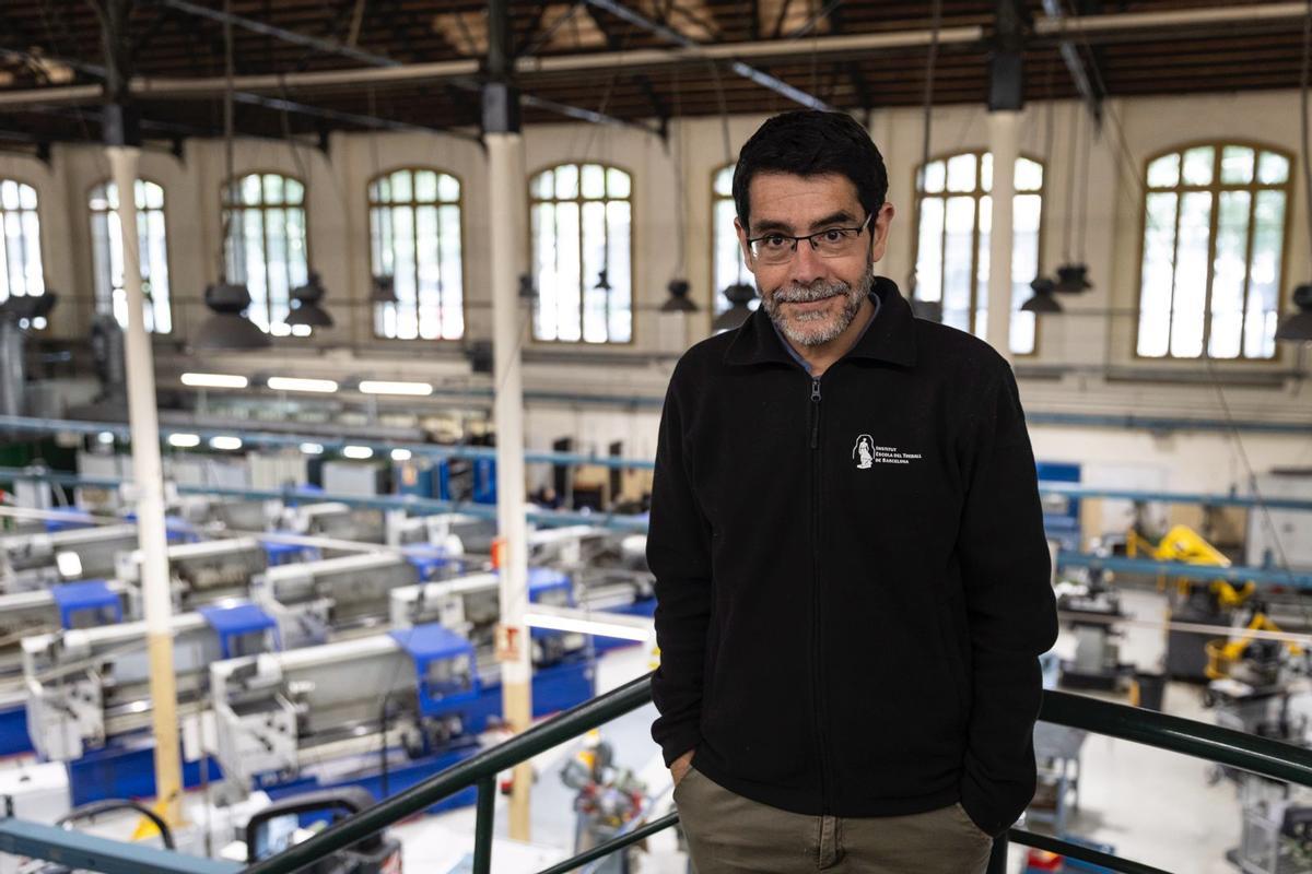 El subdirector del Institut Escola del Treball de Barcelona, Sergio Gómez.