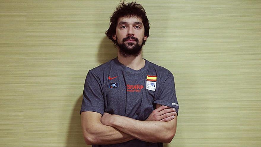 Sergio Llull, antes del España-Grecia del Eurobasket.