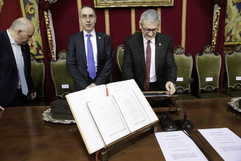 Toma de posesión de nuevos profesores de la Universidad