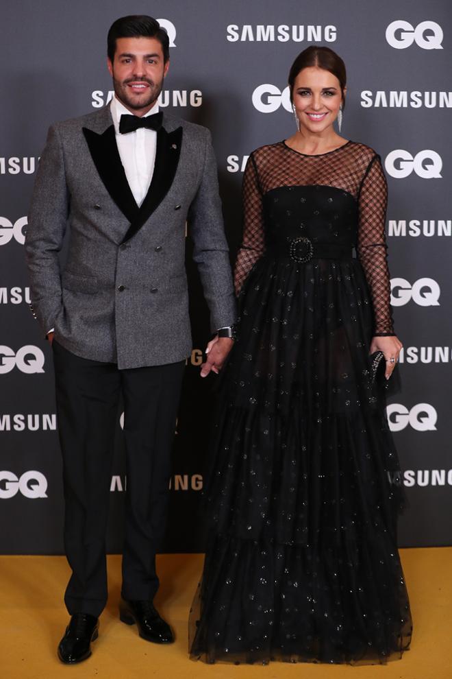 Paula Echevarría y Miguel Torres, en el photocall de los Premios GZ