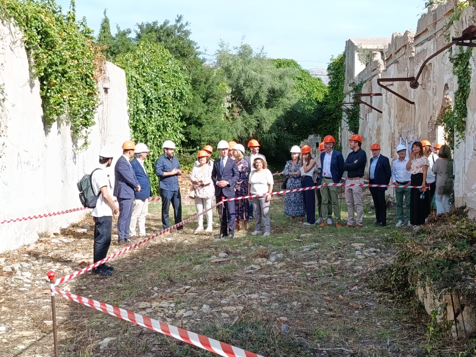 Las imágenes de la colocación de la primera piedra de Can Morató