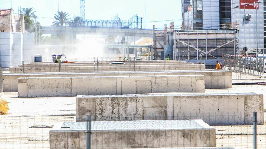 Obras del AVE en la Estación Intermodal de Orihuela