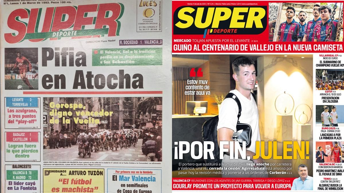 Primera y última portada de SUPER