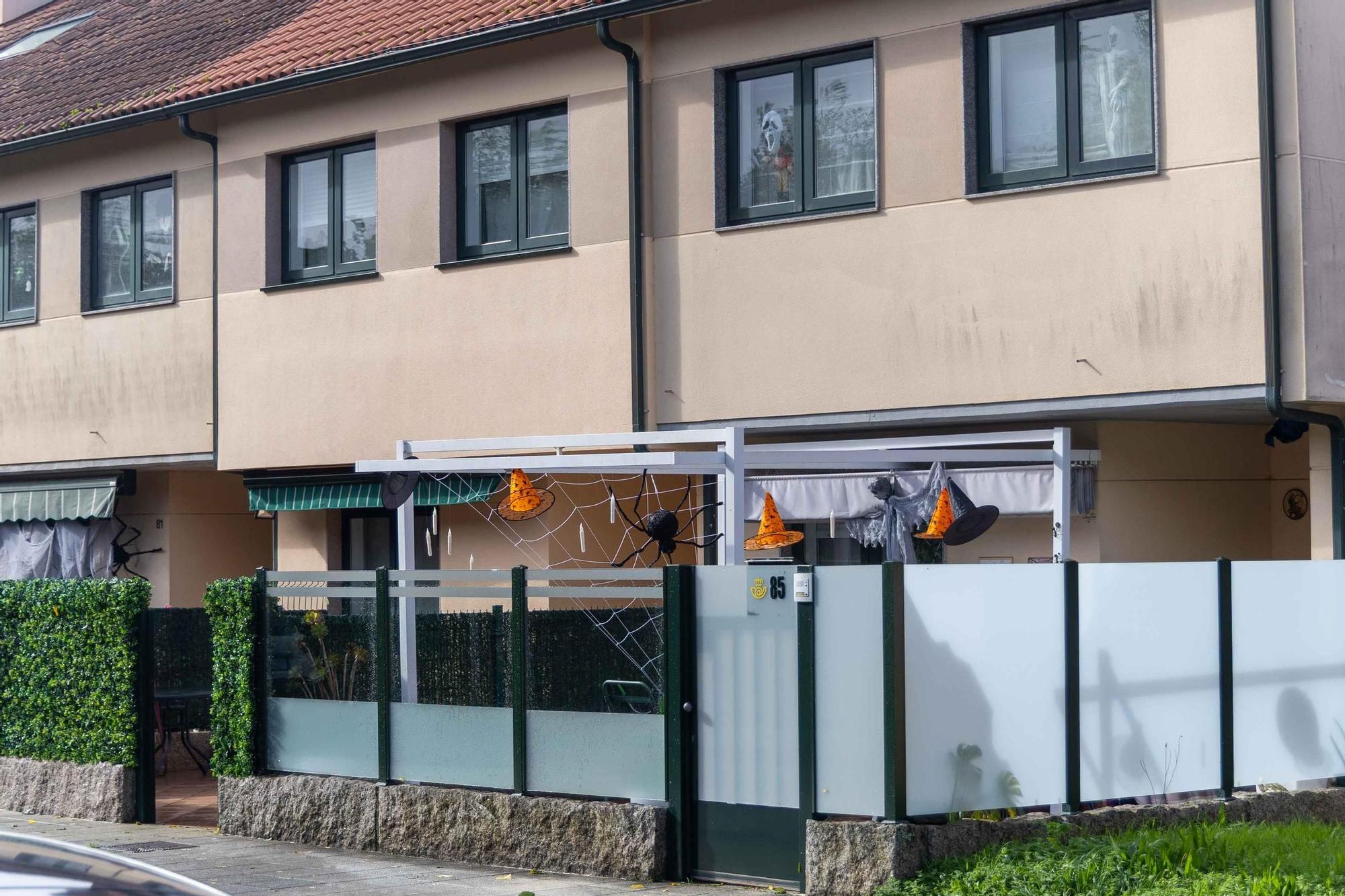 Decoración de Halloween en casas de Santiago