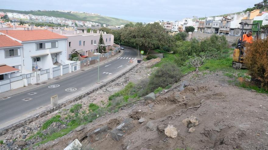 Las Palmas de Gran Canaria ultima los trabajos del corredor verde en Tamaraceite y Hoya Andrea