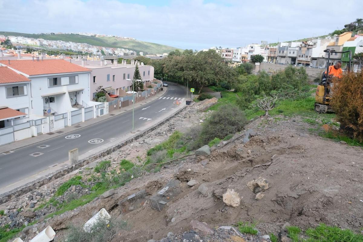 Espacio para el corredor verde de Tamaraceite