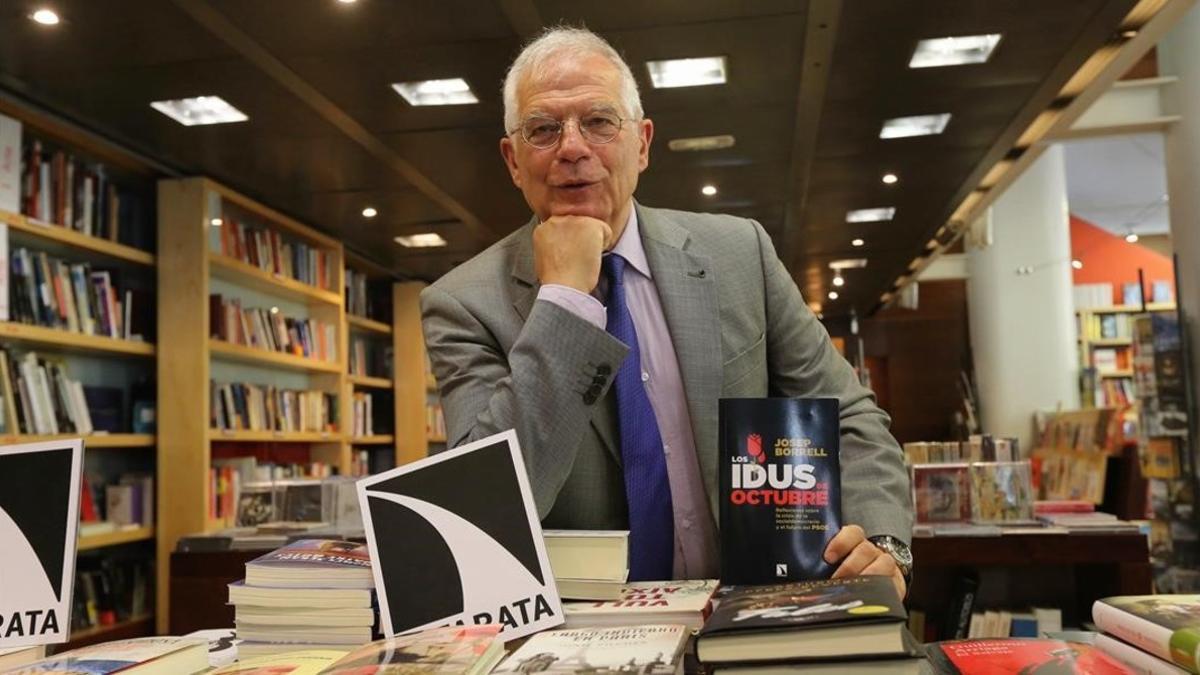 Josep Borrell, con su nuevo libro