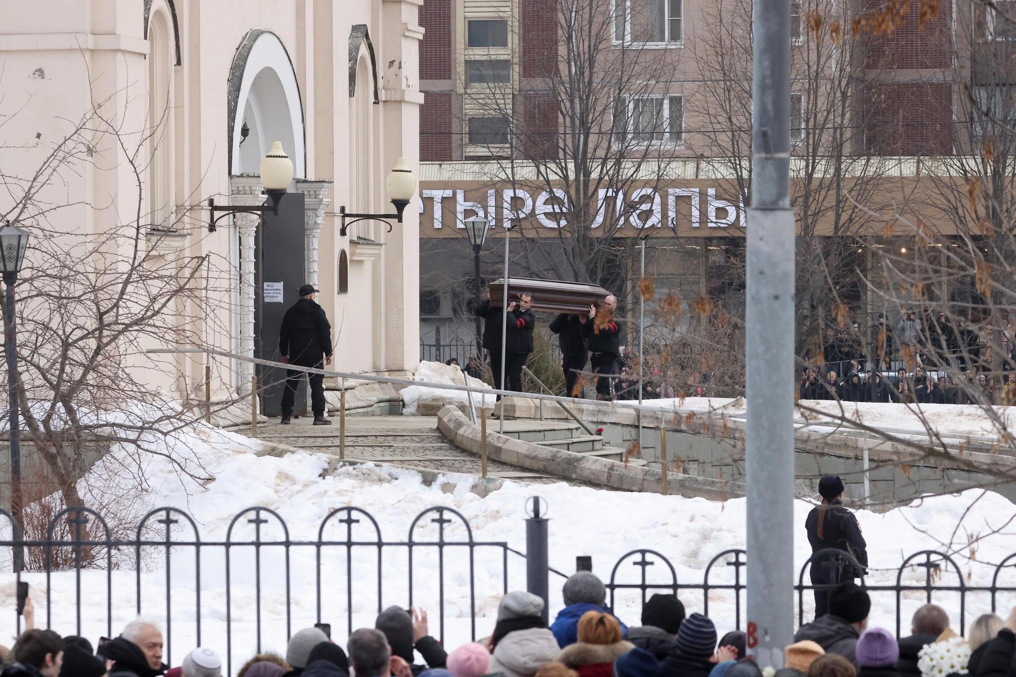 Funeral for Russian opposition leader Alexei Navalny in Moscow