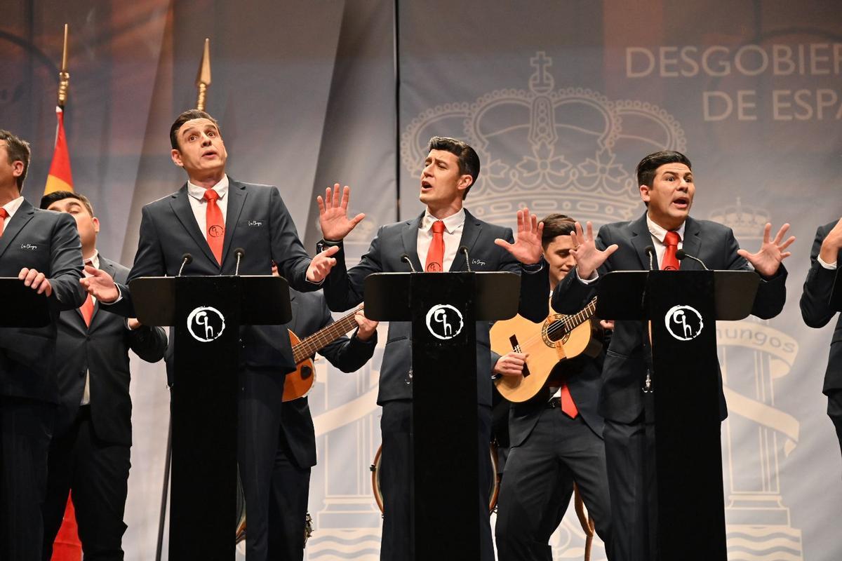 Los Chungos se meten en el papel de Pedro Sánchez en el Comba 2026.