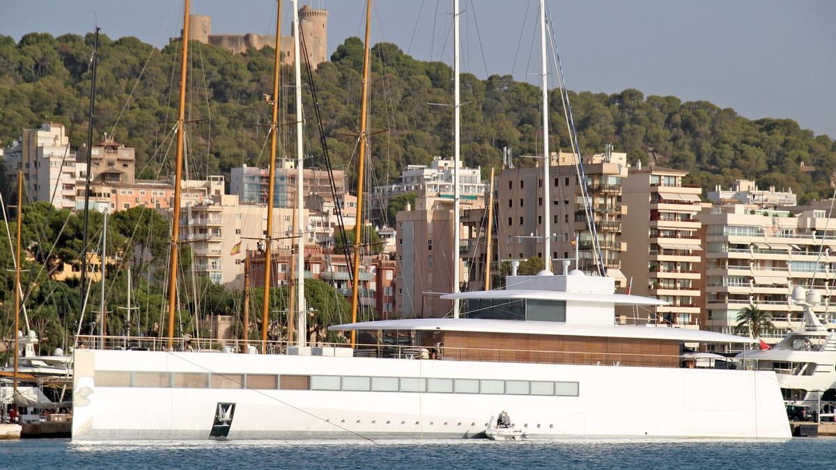 El yate 'Venus' de Steve Jobs ya está en Palma - Mallorca