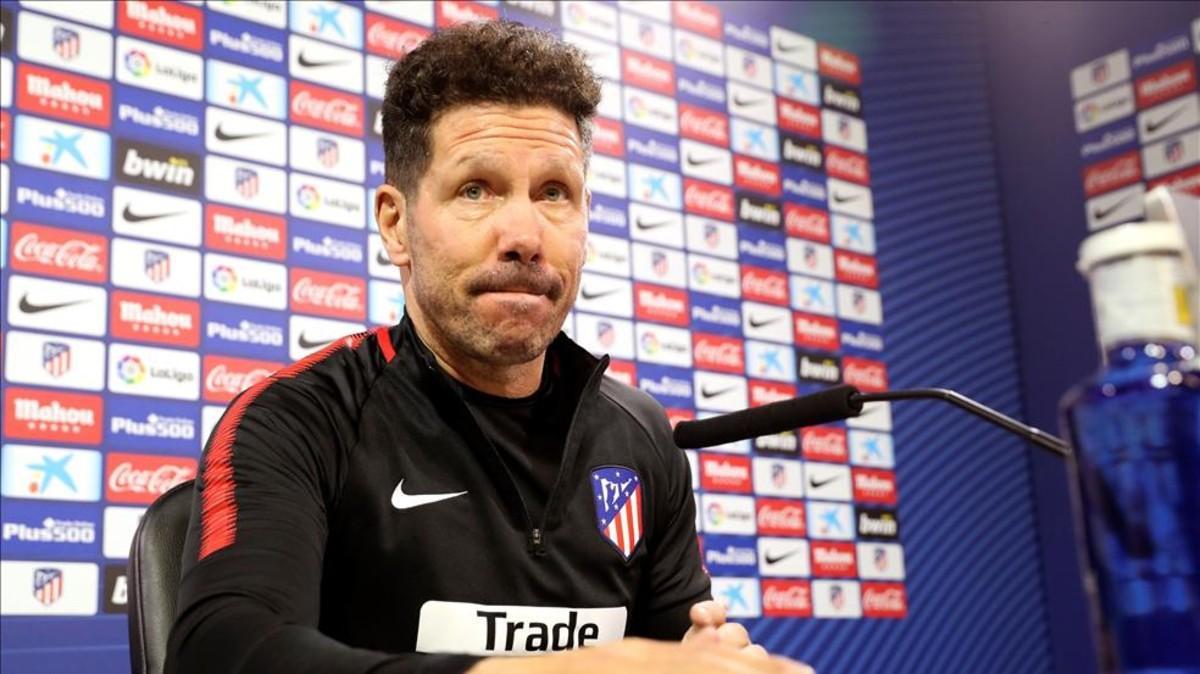 Diego Pablo Simeone ha analizado esta tarde el derbi con el Real Madrid de este sábado