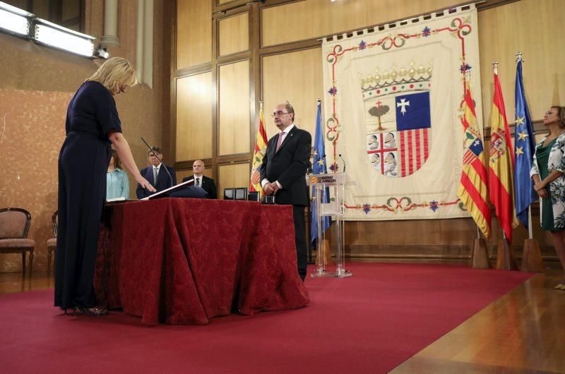 Toma de posesión de las consejeras y consejeros del Gobierno de Aragón