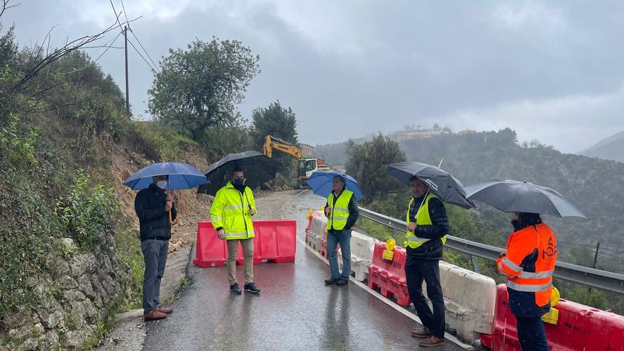 La Diputación activa  una partida de 300.000 euros para la reparación de caminos afectados por las  lluvias