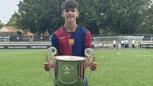 Robert Oliveras ha pasado de la Damm al Cadete B del Barça