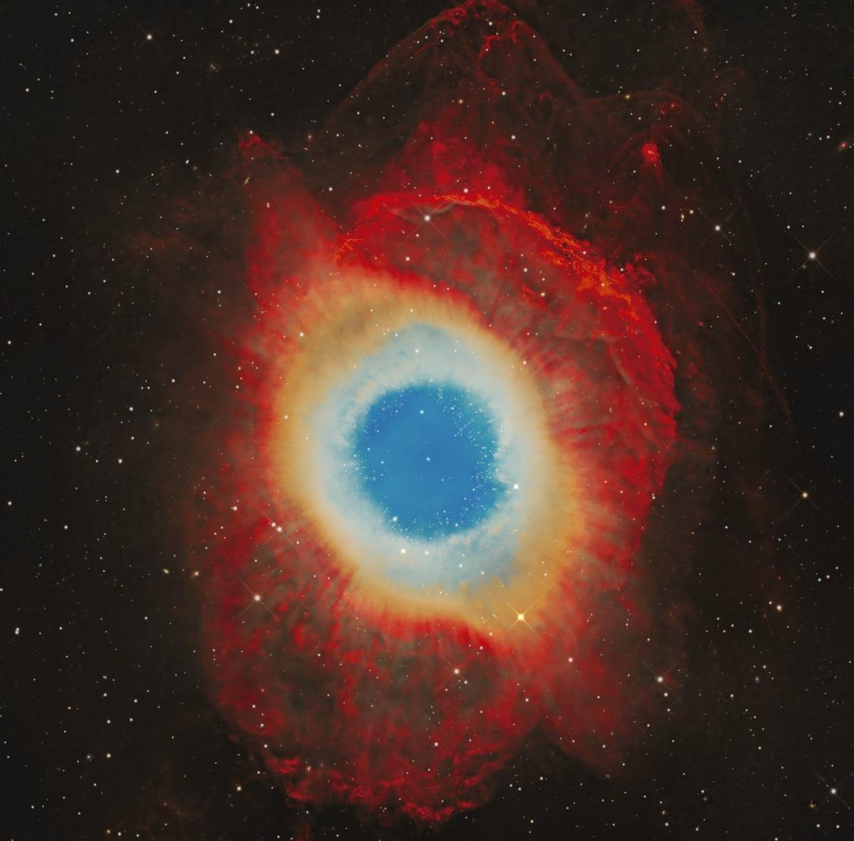 Fotografía tomada desde L’Agrupació Astronòmica d’Eivissa (AAE) Nebulosa Hélix