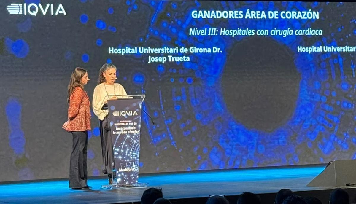 El moment de la gala en el qual es va premiar el Trueta.