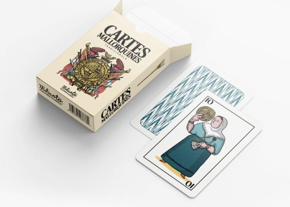 Melicotó, que apuesta por reinterpretar los clásicos. Su baraja española ilustrada con payeses y payesas mallorquinas es ideal para partidas rápidas