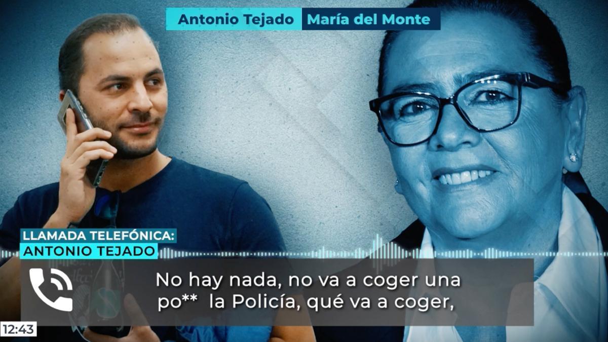 Filtrados los audios entre Antonio Tejado y María del Monte