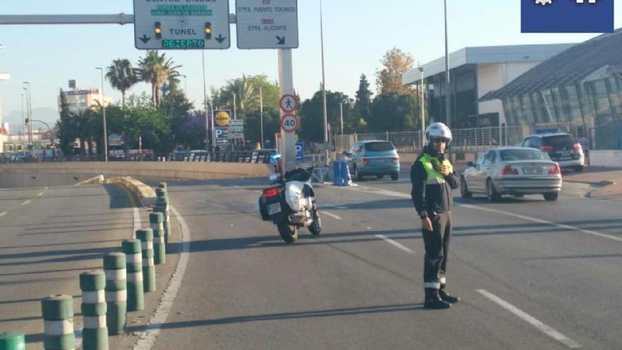 Restablecen el tráfico de motos en el túnel de Atalayas