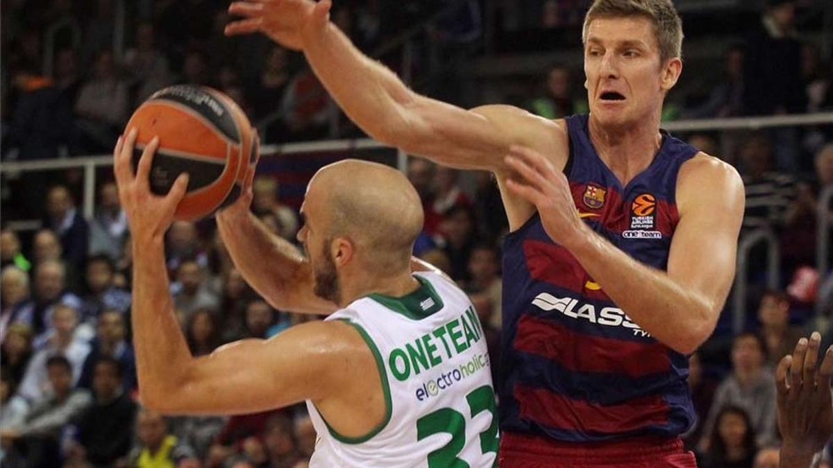 El Barça Lassa supo neutralizar a Calathes en el Palau Blaugrana