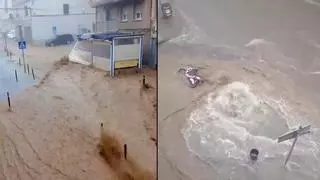 Las intensas lluvias causan riadas e inundaciones en el Maresme