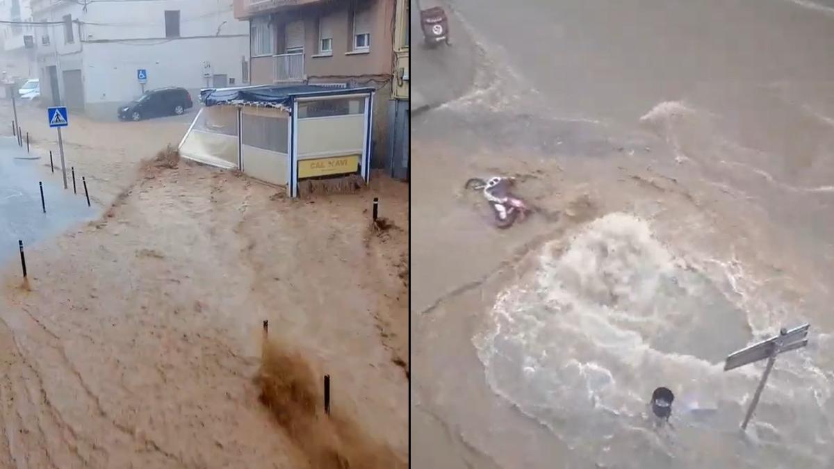 KATALONYA'DA YAĞMURLAR