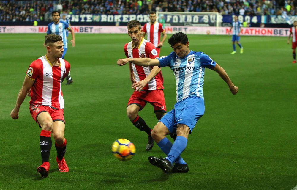 Les millors imatges del Màlaga - Girona (0-0)