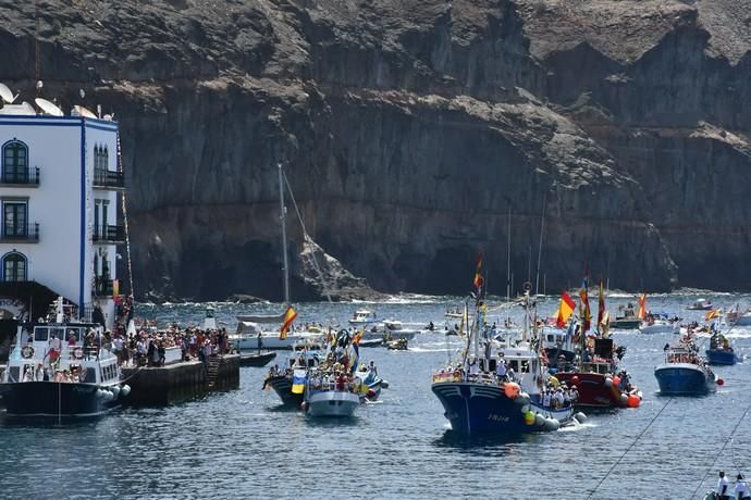 Encuentro de las vírgenes del Carmen de Arguineguín y Playa de Mogán