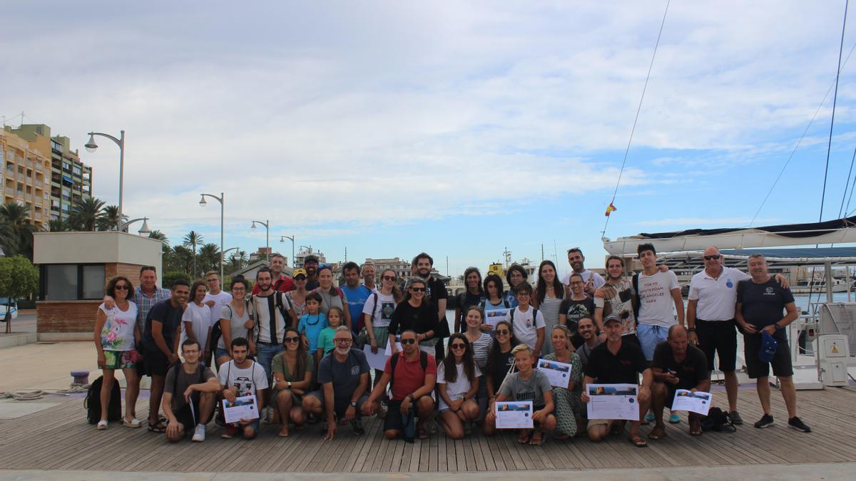 Los voluntarios del proyecto Cabo Rorcual