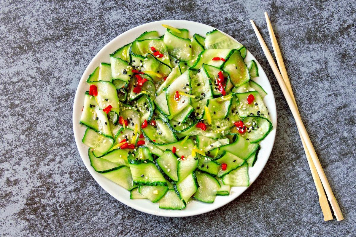 Ensalada de pepino.