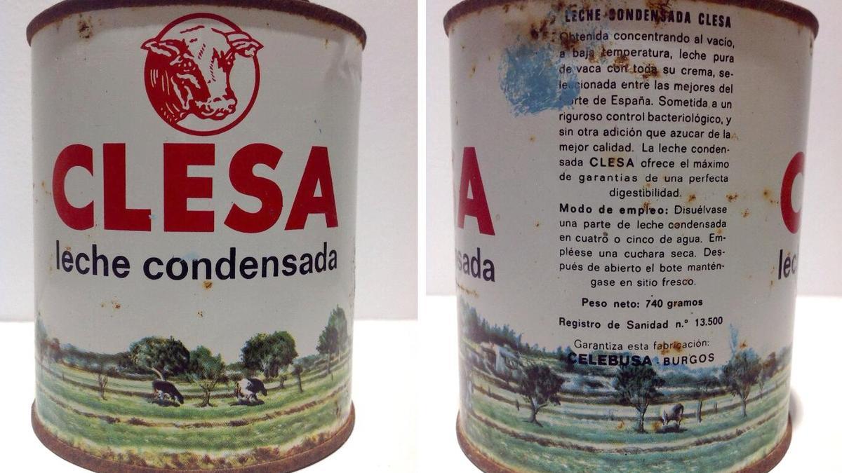 Así es la lata historica de Clesa de leche condensada