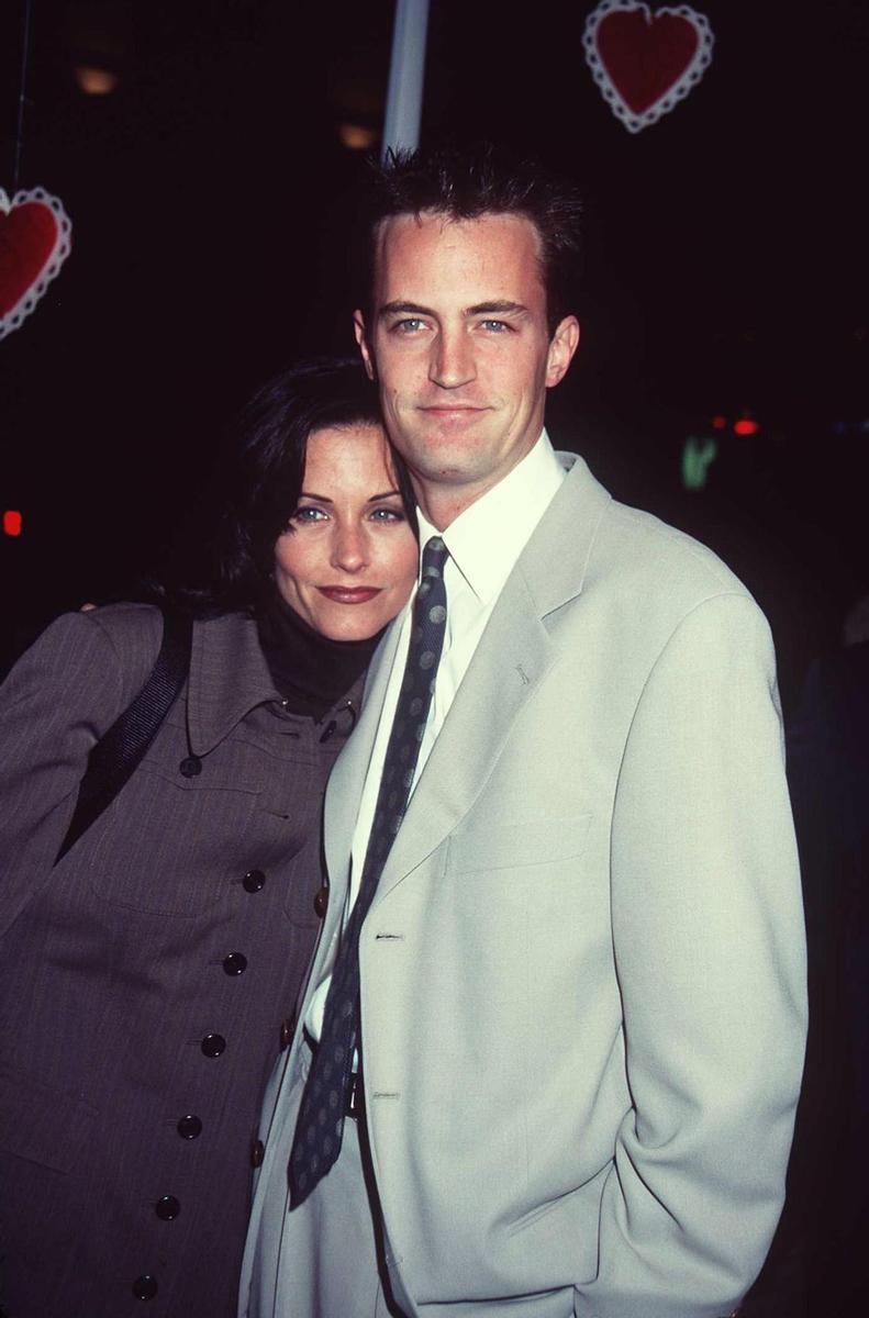 Los actores de 'Friends' Matthew Perry y Courteney Cox