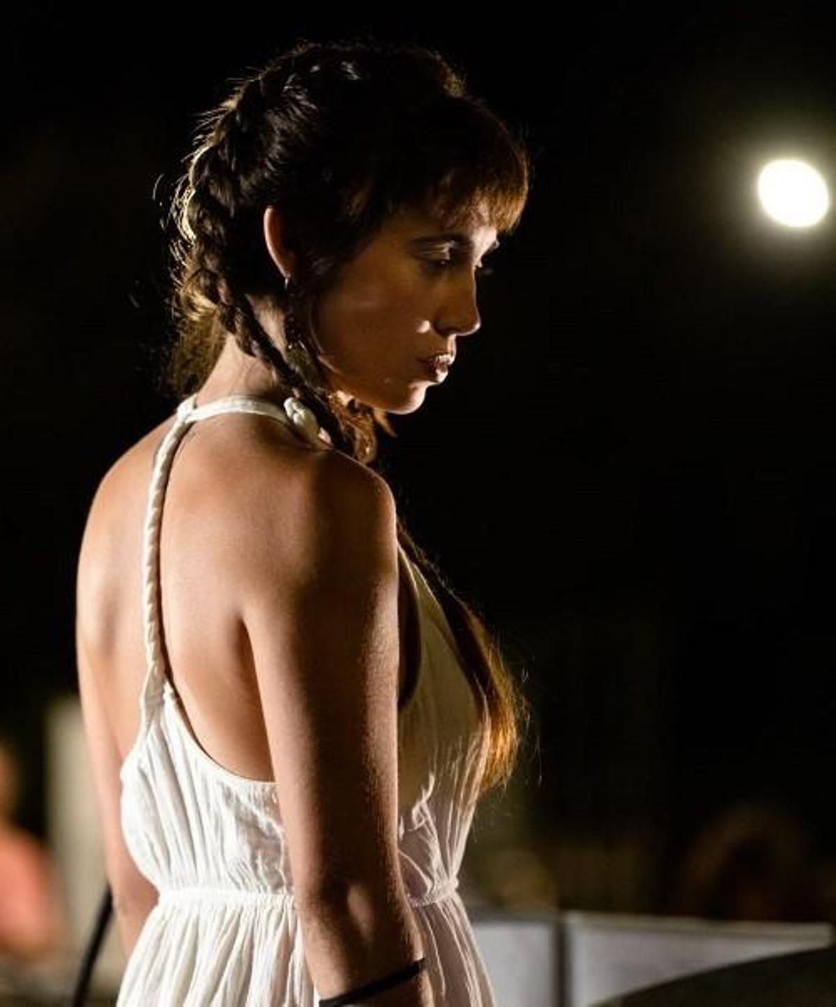 La cantante Lola Santiago.