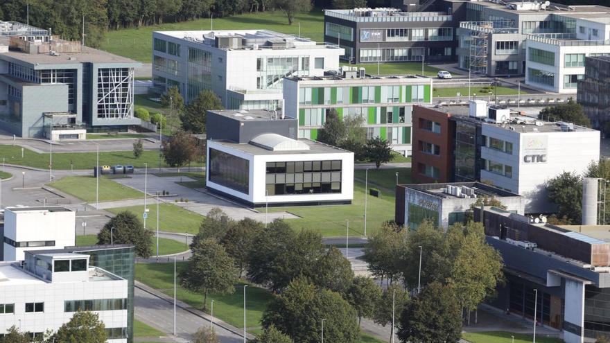 El Parque Tecnológico, visto desde la torre de la Laboral.