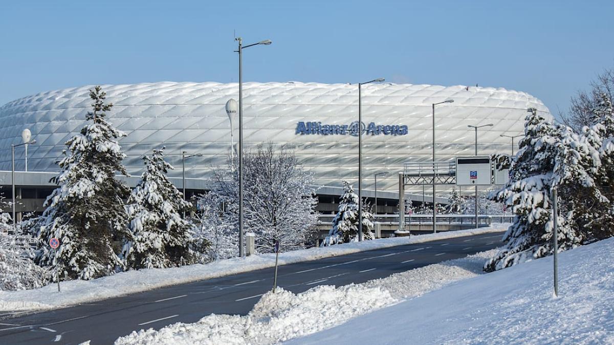 Fuertes nevadas en Múnich