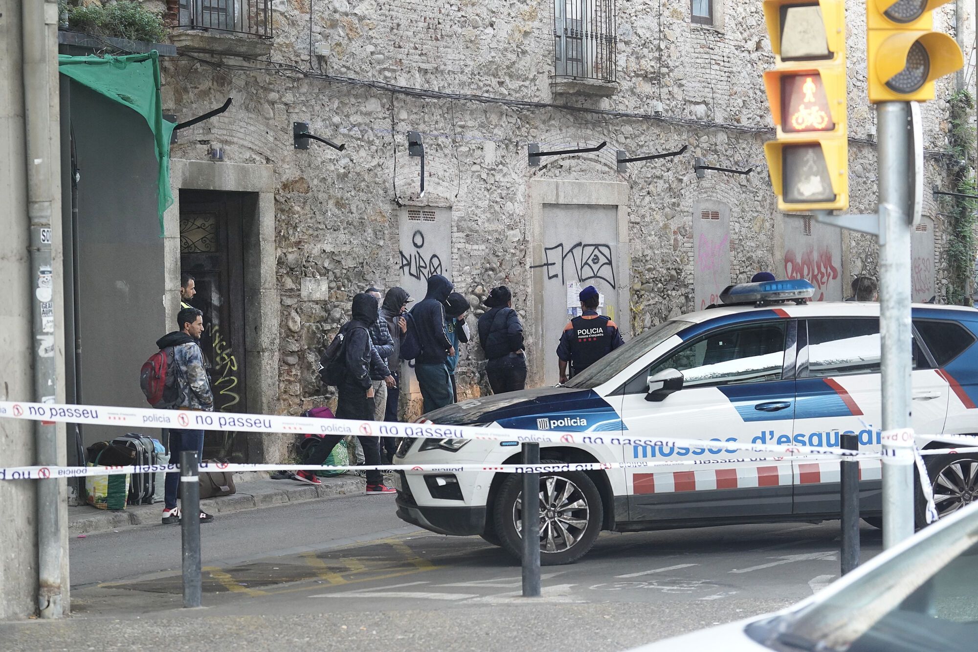 Girona carrer Tomàs Mieres desallotjament edifici ocupat