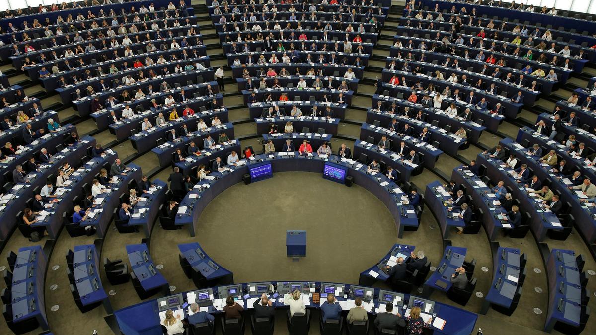 Vista general del Parlamento Europeo.