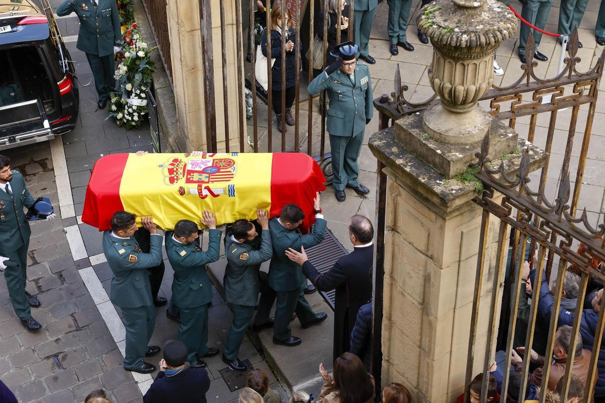 El funeral de David Pérez, en Pamplona