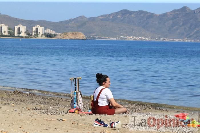 Primer día de paseos al aire libre en Mazarrón