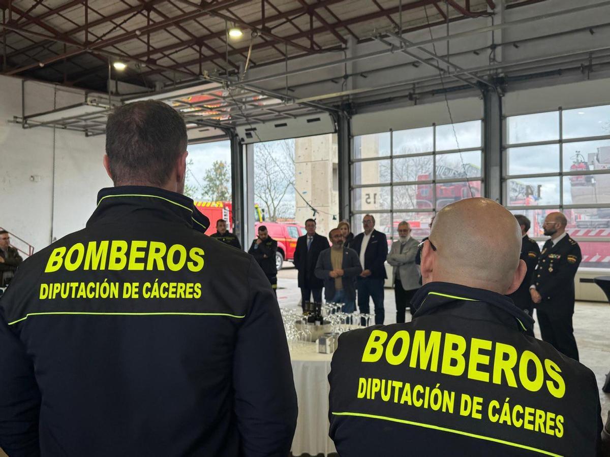 Miguel Ángel Morales agradece la labor del SEPEI de Cáceres tras las borrascas que azotaron la provincia