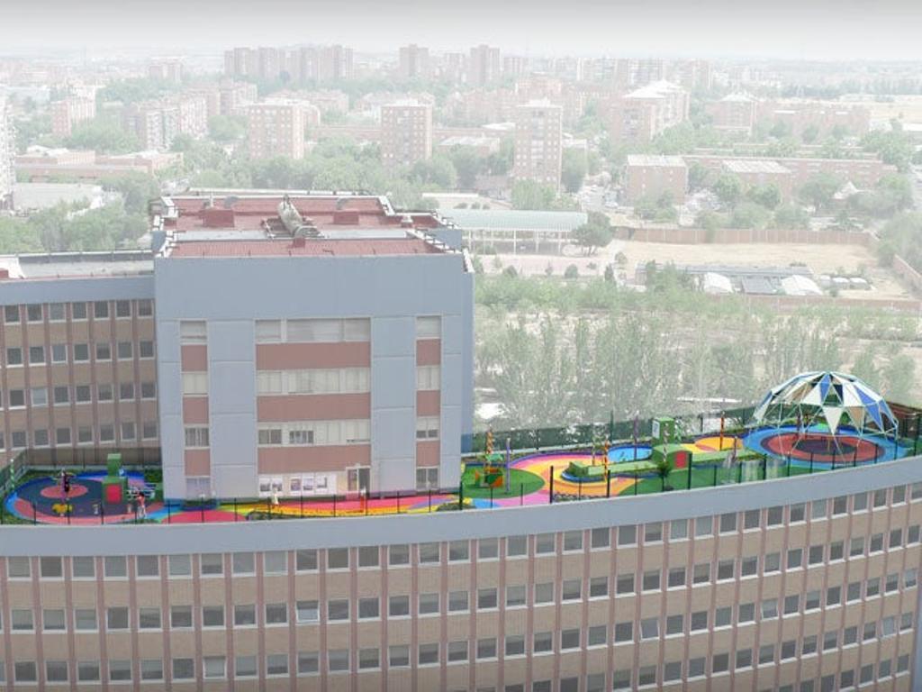 Azotea del Hospital 12 de Octubre de Madrid