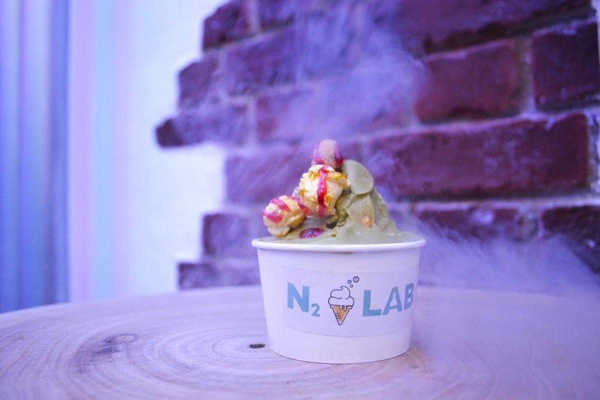 N2 Lab, la heladería que va a revolucionar Madrid con nitrógeno líquido
