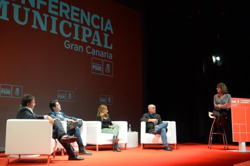 18-01-19. Las Palmas de Gran Canaria. La secretaria federal de Política Municipal del PSOE, Susana Sumelzo, participa en una conferencia política organizada por su partido en Gran Canaria, junto con la alcaldesa de Hospitalet de Llobregat (Barcelona), Nuria Marín, y el exalcalde de San Sebastián Odón Elorza .  FOTO: JOSÉ CARLOS GUERRA.  | 18/01/2019 | Fotógrafo: José Carlos Guerra