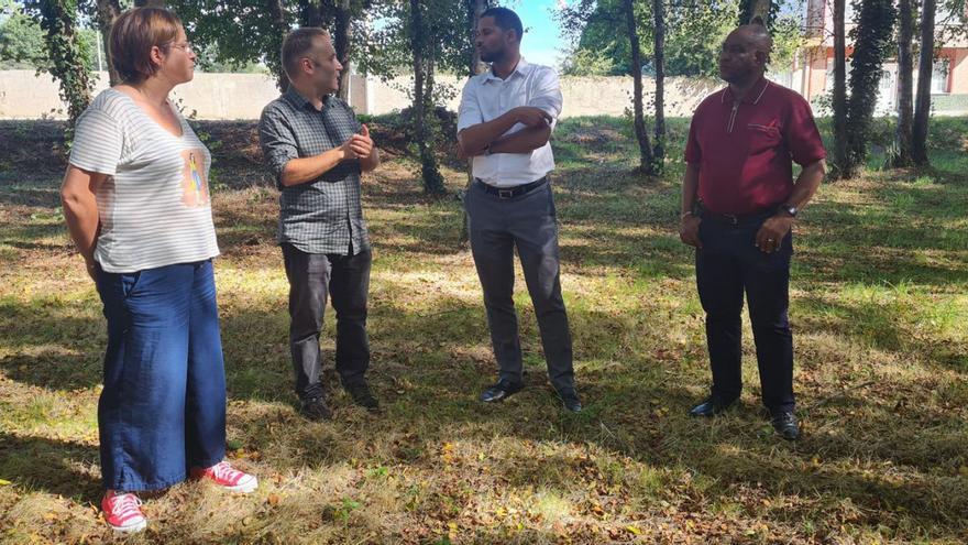 El presidente de la Isla de Príncipe visita A Laracha