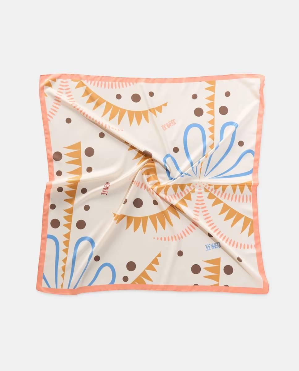 Pañuelo con estampado de palmeras de Jo & Mr. Joe