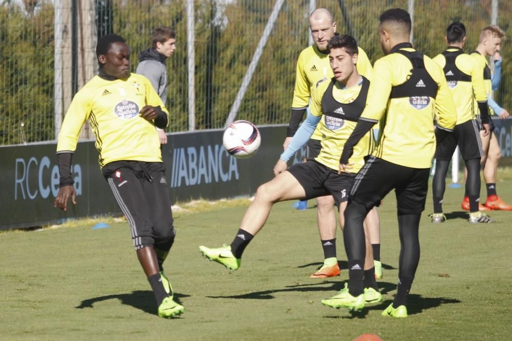 El Celta ultima el partido ante el Shakhtar